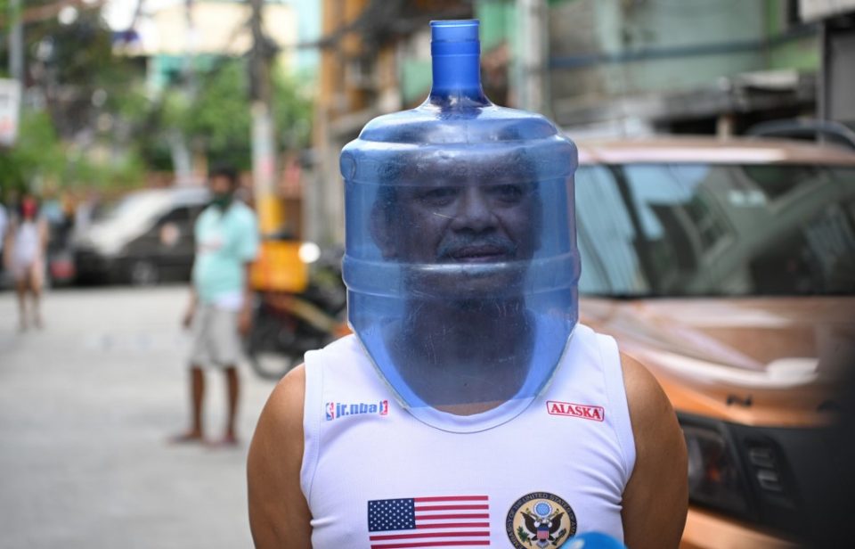 Filipino ingenuity Who can beat this face shield?