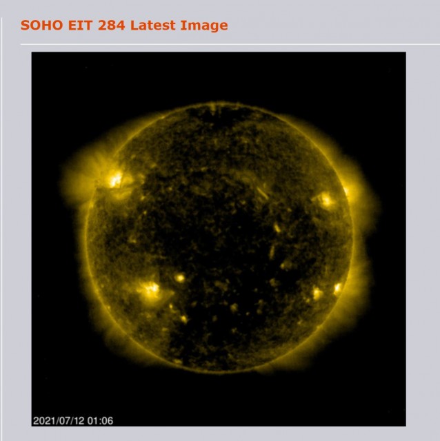 "Highspeed stream of solar wind" forecast to hit Earth's field