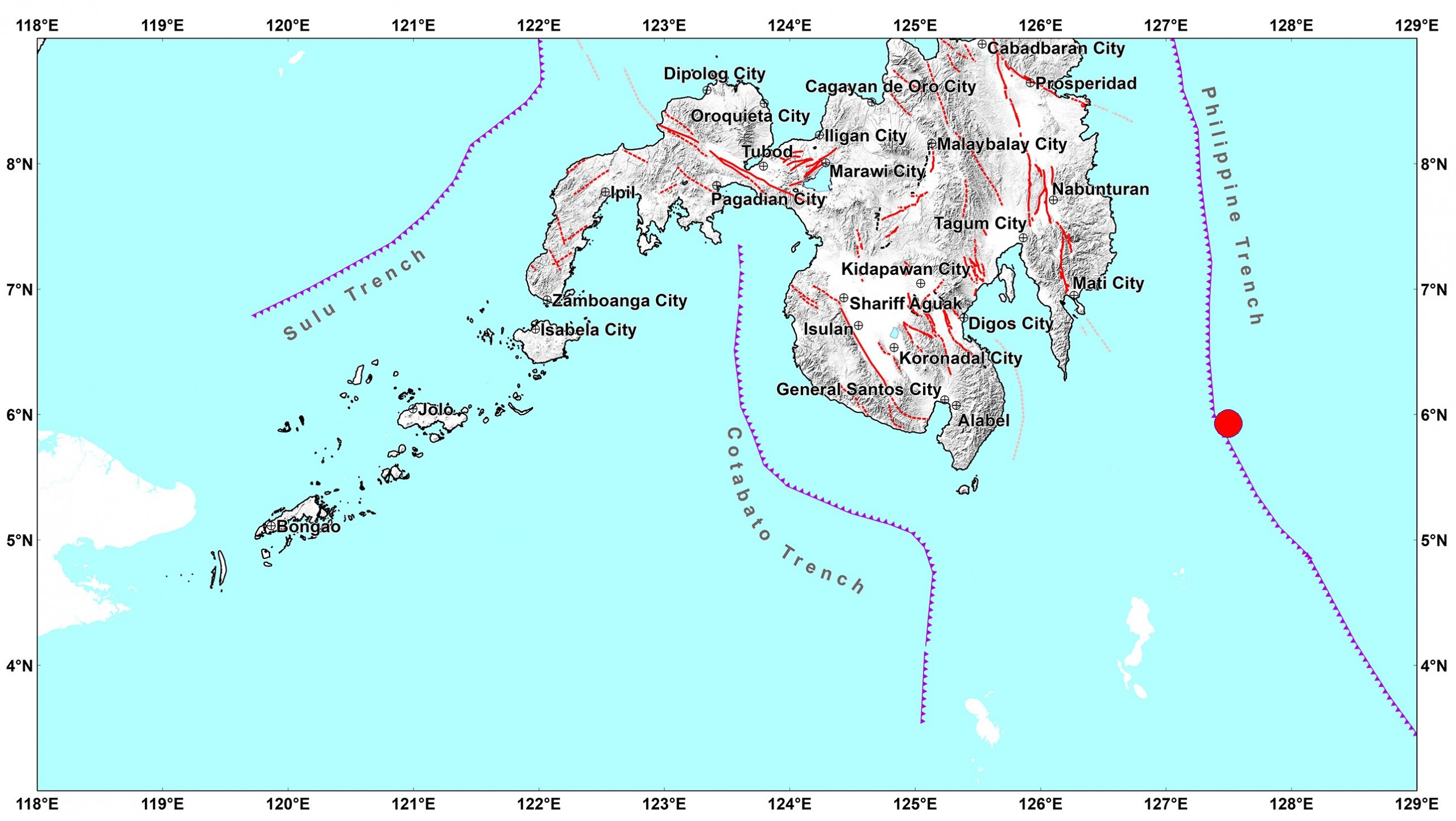 5.3-magnitude quake strikes off Davao Oriental early Saturday, Aug. 14