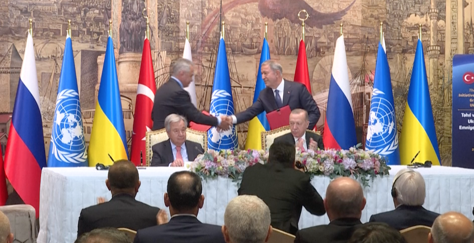 Russia, Ukraine seal landmark grain deal in Istanbul